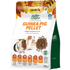 Храна за морски свинчета GIMBI MOTHER NATURE GUINEA PIG PELLET 500гр. пелети